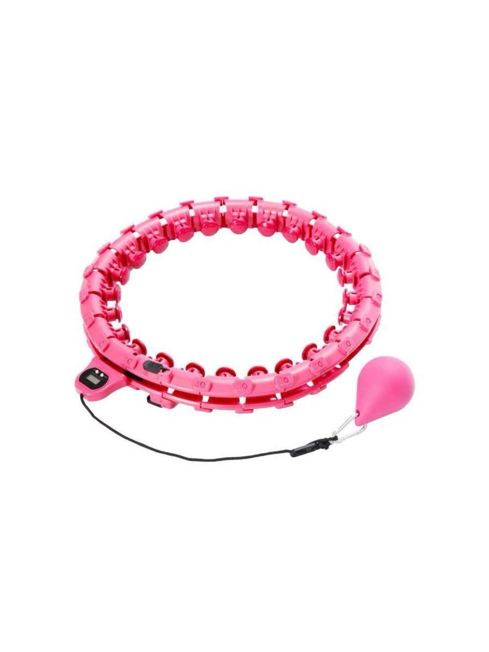 Adjustable Pink Weighted Fitness Hula Hoop *NEW*